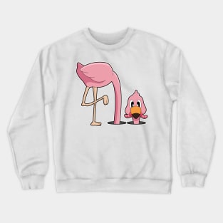 Flamingo Worm Crewneck Sweatshirt